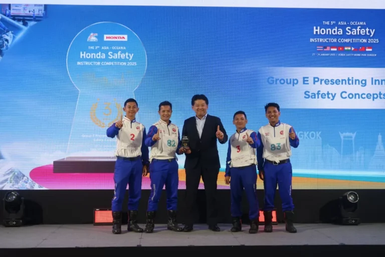 Indonesia Boyong Piala di The 3rd Asia-Oceania Honda Safety Instructors Competition 2025