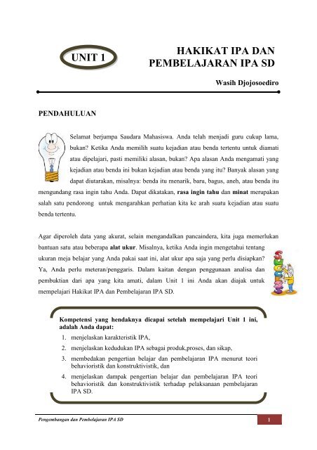 Menggali Kebenaran Alam Lewat Pejalaran IPA
