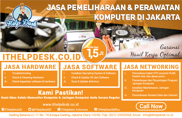 Usaha Terbaik Penyedia Layanan Perbaikan dan Pemeliharaan Komputer